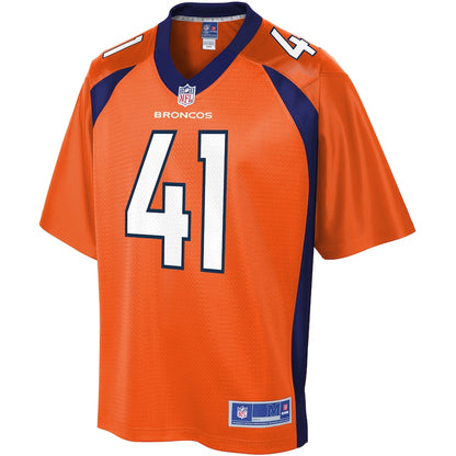 Denver Broncos Devante Bausby Pro Line Orange Football Jersey product image