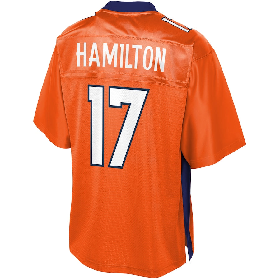 Denver Broncos Daesean Hamilton Pro Line Orange Football Jersey product image