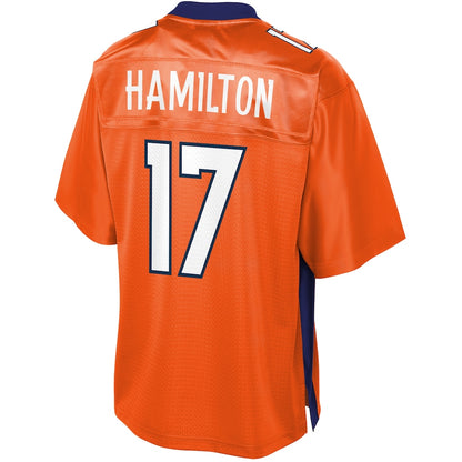 Denver Broncos Daesean Hamilton Pro Line Orange Football Jersey product image