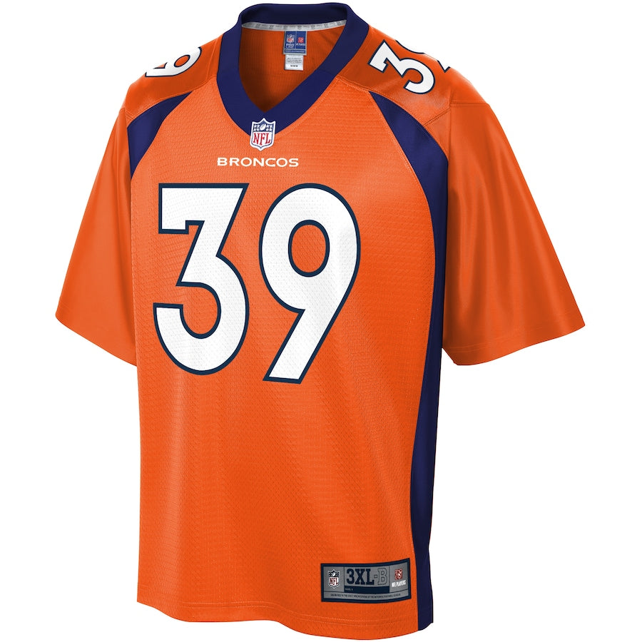 Denver Broncos Cyrus Jones Pro Line Big & Tall Orange Football Jersey product image