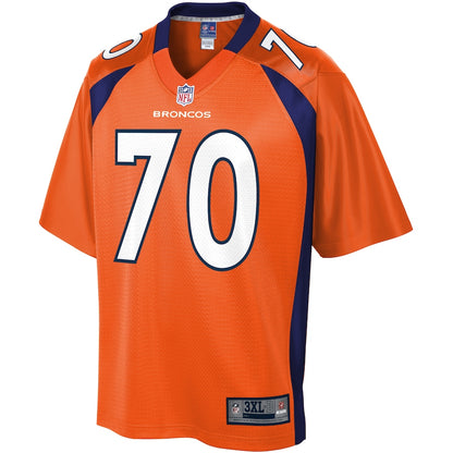 Denver Broncos Ja'wuan James Pro Line Big & Tall Orange Football Jersey product image