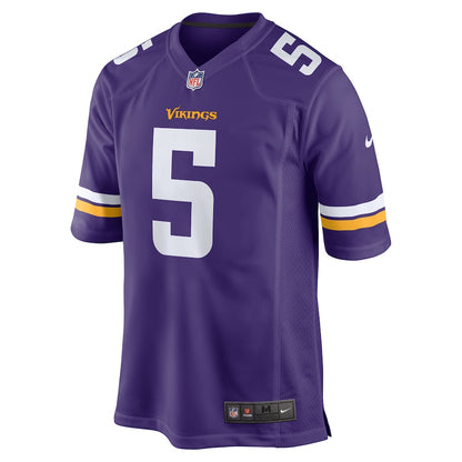 Minnesota Vikings Dan Bailey Game Purple Football Jersey product image