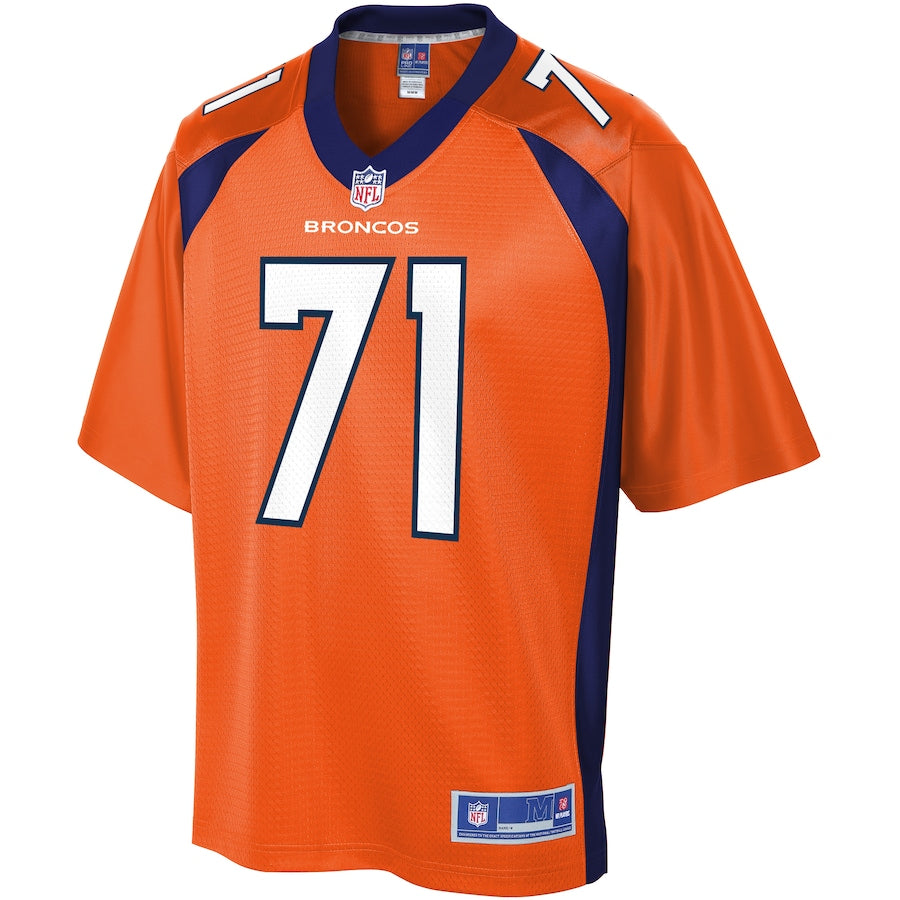 Denver Broncos Austin Schlottmann Pro Line Orange Football Jersey product image