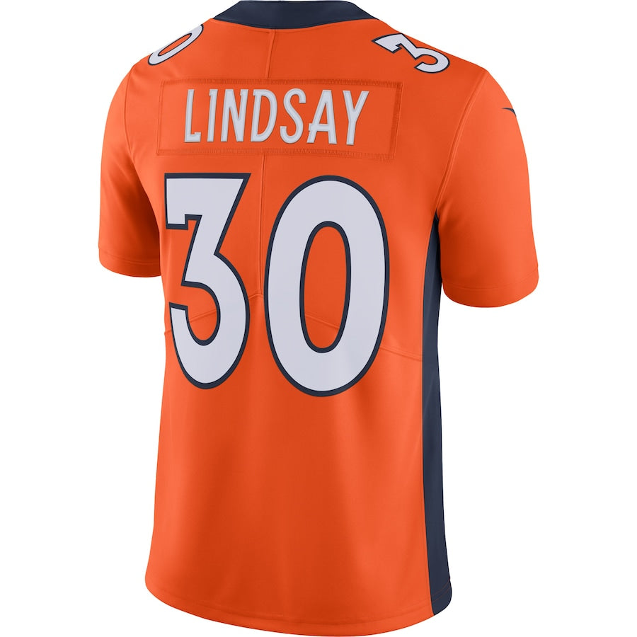 Denver Broncos Phillip Lindsay Limited Orange Football Jersey product image