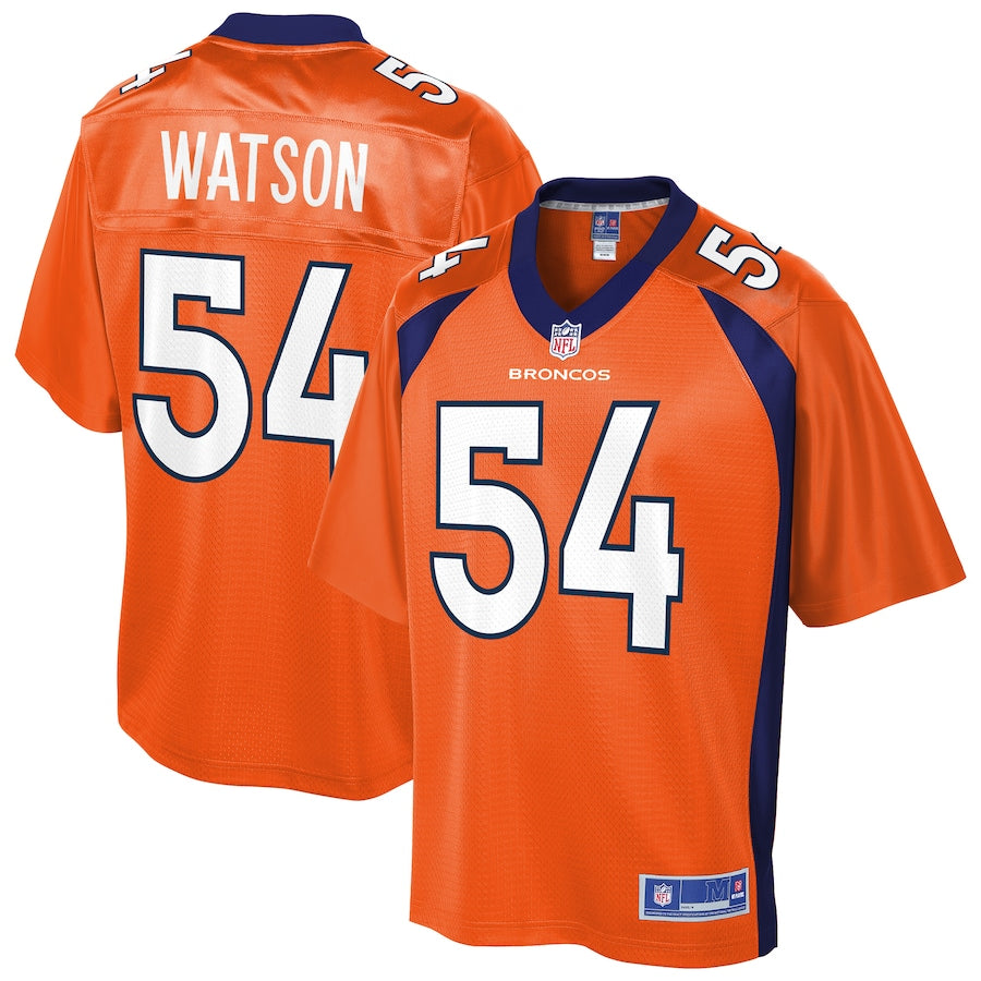 Denver Broncos Josh Watson Pro Line Orange Football Jersey product image