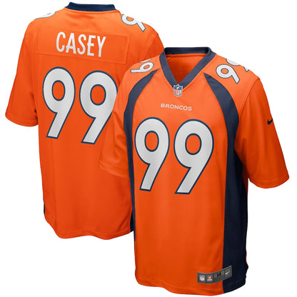 Denver Broncos Jurrell Casey Game Orange Football Jersey product image
