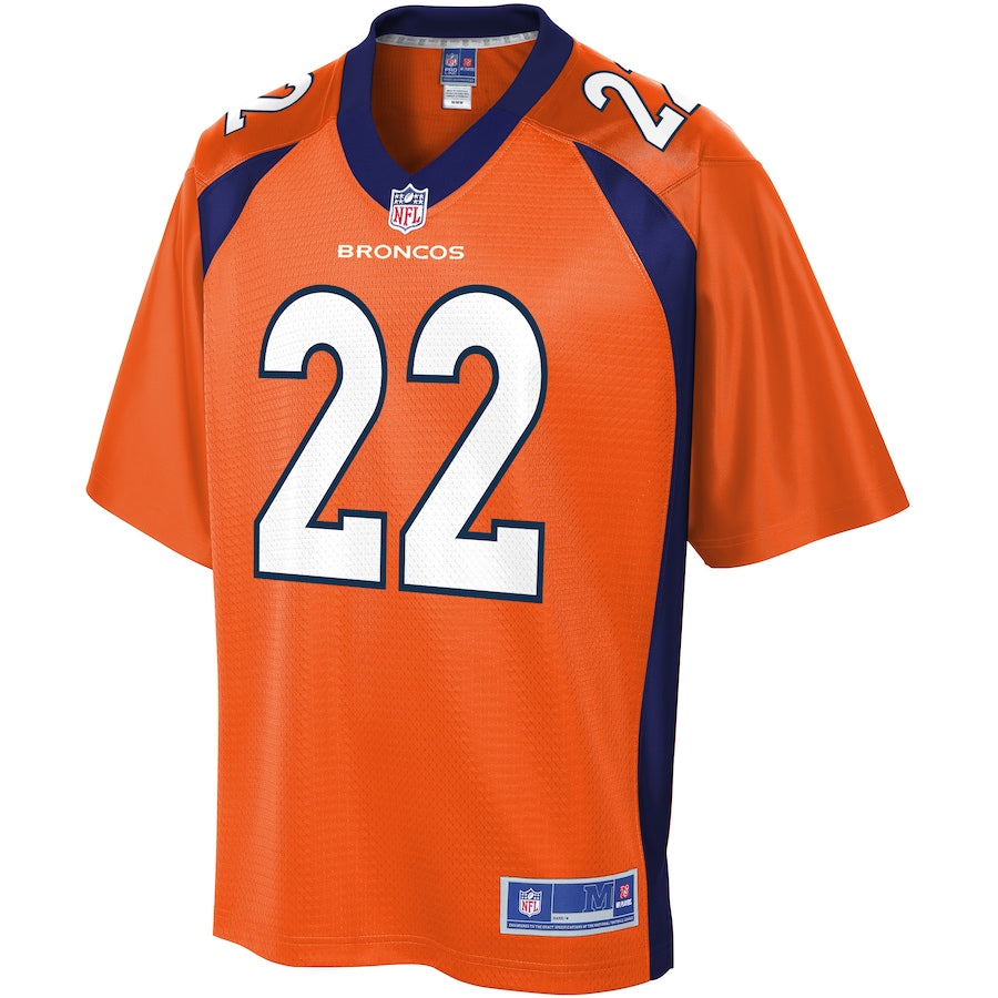 Denver Broncos Kareem Jackson Pro Line Orange Football Jersey product image