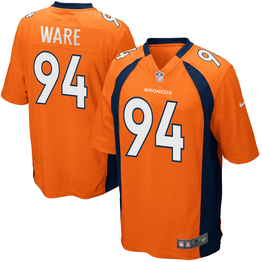 Denver Broncos Demarcus Ware Game Orange Football Jersey product image