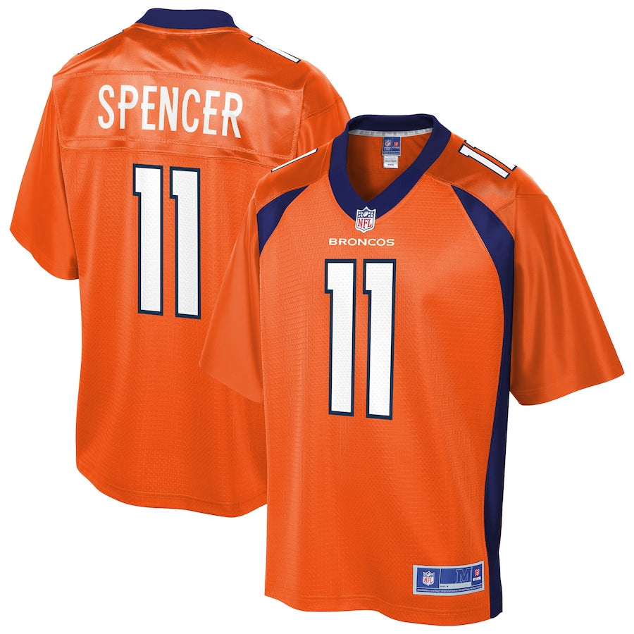 Denver Broncos Diontae Spencer Pro Line Orange Football Jersey product image