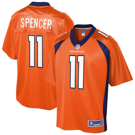 Denver Broncos Diontae Spencer Pro Line Orange Football Jersey product image