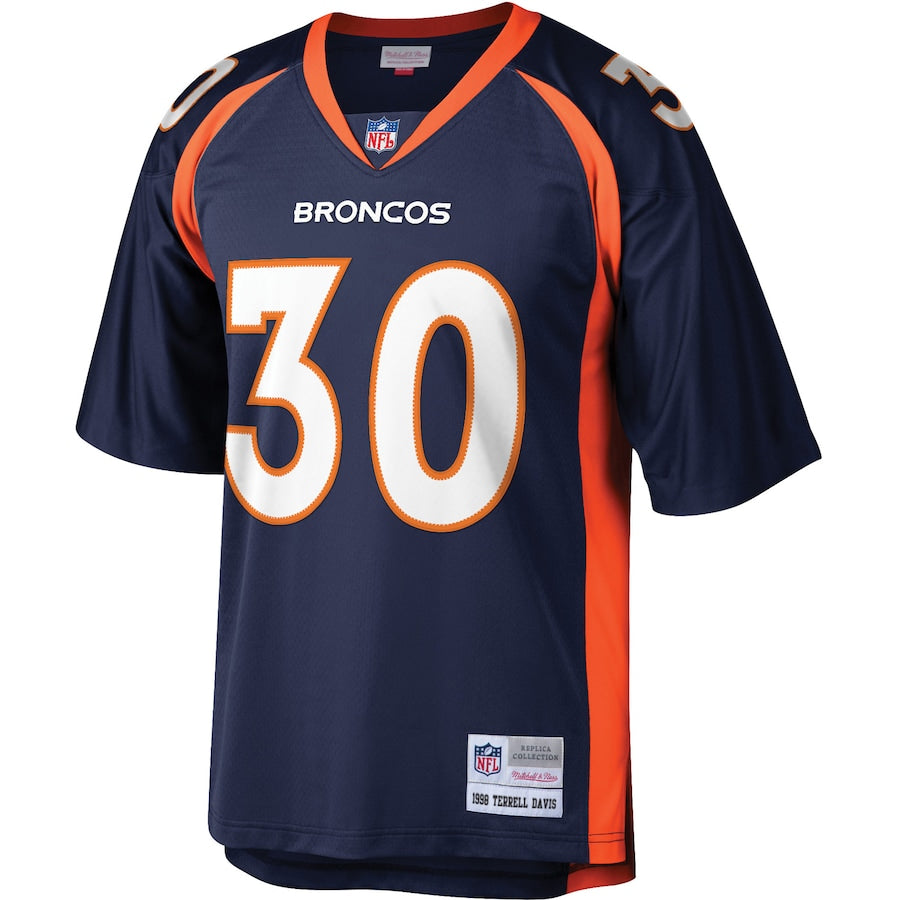 Denver Broncos Terrell Davis Legacy Navy Football Jersey product image