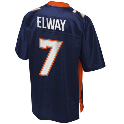 Denver Broncos John Elway Pro Line Navy Football Jersey product image