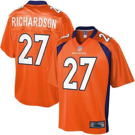 DEN HR  Pro Line Orange Big Tall Primary Jersey rtj football 413
