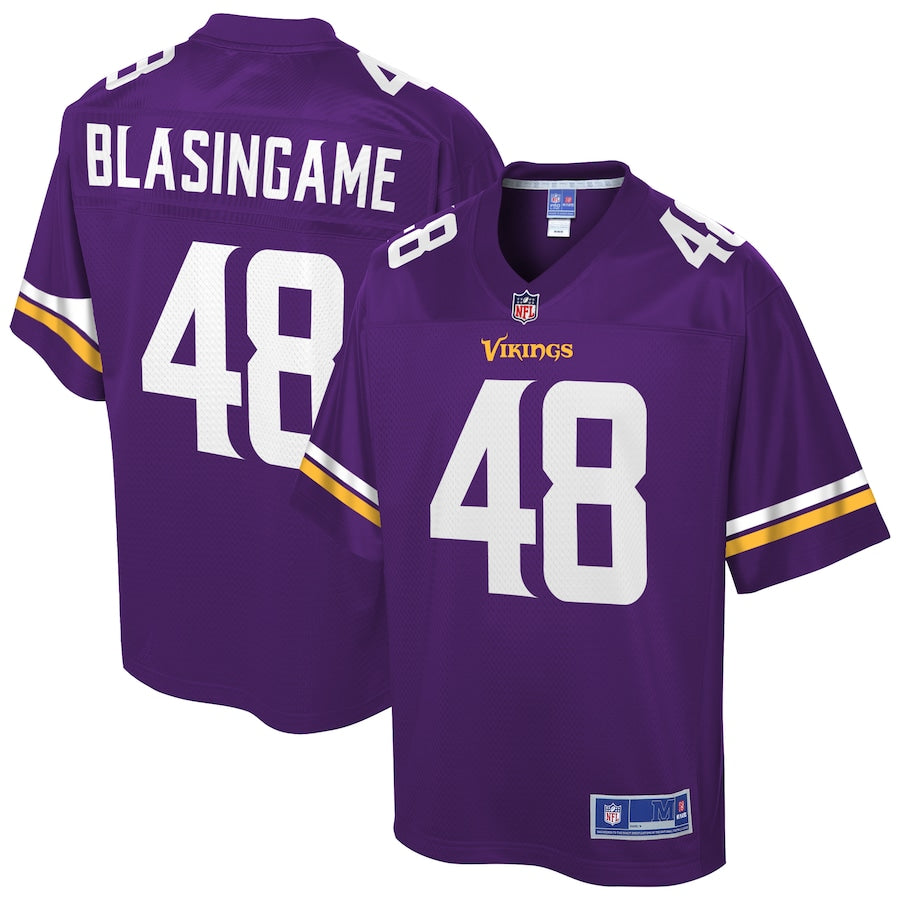 Minnesota Vikings Khari Blasingame Pro Line Purple Football Jersey product image
