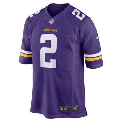 Minnesota Vikings Britton Colquitt Game Purple Football Jersey product image