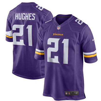 Minnesota Vikings Mike Hughes Game Purple Football Jersey product image
