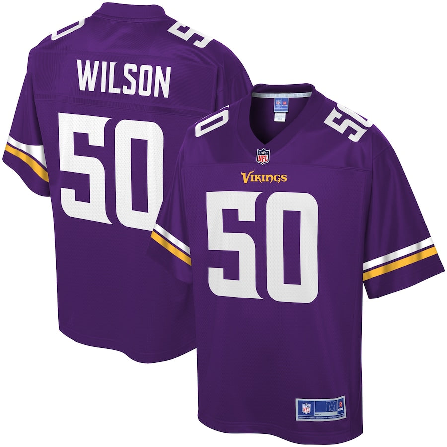 Minnesota Vikings Eric Wilson Pro Line Team Color Purple Football Jersey product image