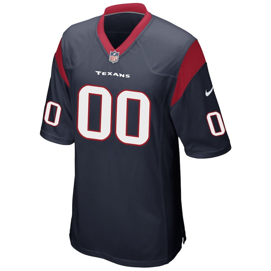 Houston Texans Navy Custom Game Team Color Navy Football Jersey product image