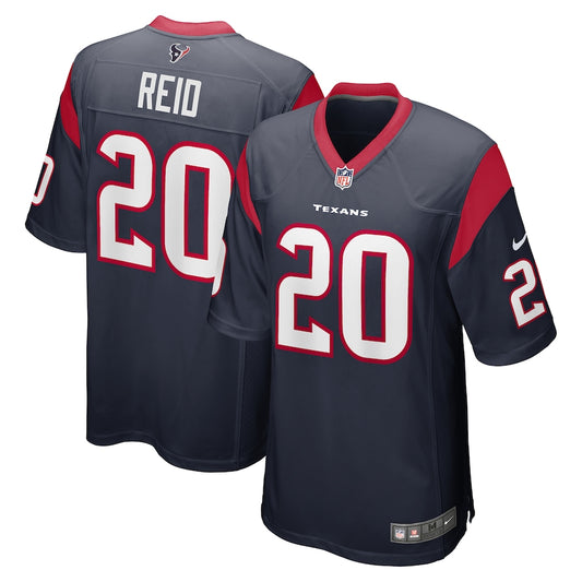 Houston Texans Justin Reid Game Navy Football Jersey product image