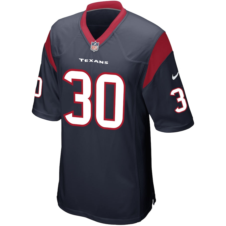 Houston Texans Kevin Johnson Game Navy Football Jersey product image