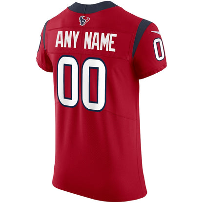 Houston Texans Red Custom Red Football Jersey product image