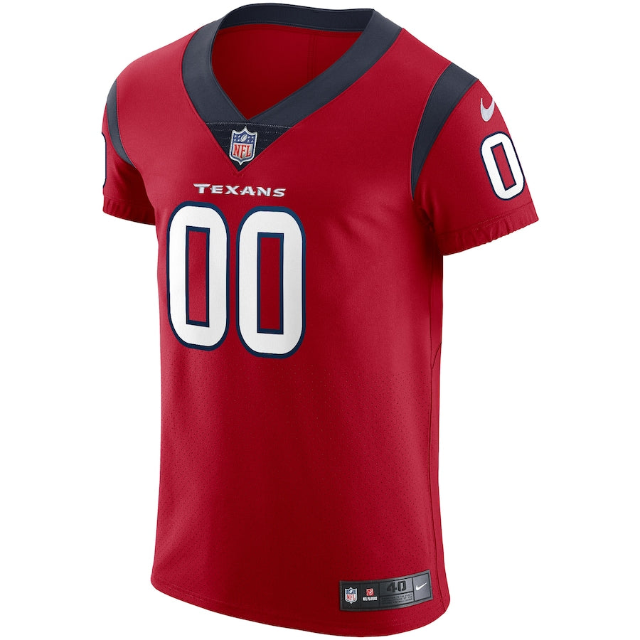 Houston Texans Red Custom Red Football Jersey product image