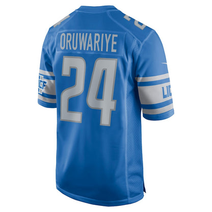 Detroit Lions Amani Oruwariye Game Blue Football Jersey product image