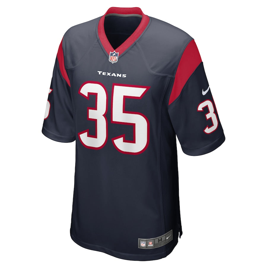 Houston Texans Keion Crossen Game Navy Football Jersey product image