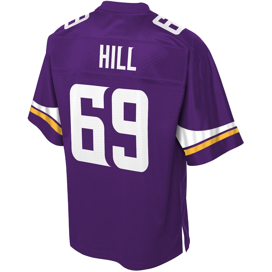 Minnesota Vikings Rashod Hill Pro Line Team Color Purple Football Jersey product image