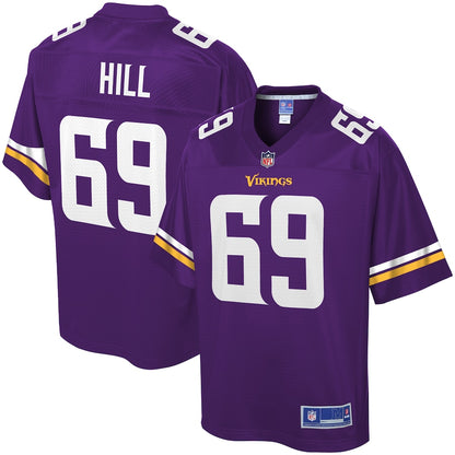 Minnesota Vikings Rashod Hill Pro Line Team Color Purple Football Jersey product image