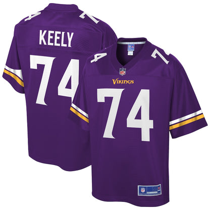 Minnesota Vikings Stacy Keely Pro Line Purple Football Jersey product image