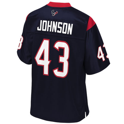 Houston Texans Chris Johnson Pro Line Big & Tall Navy Football Jersey product image