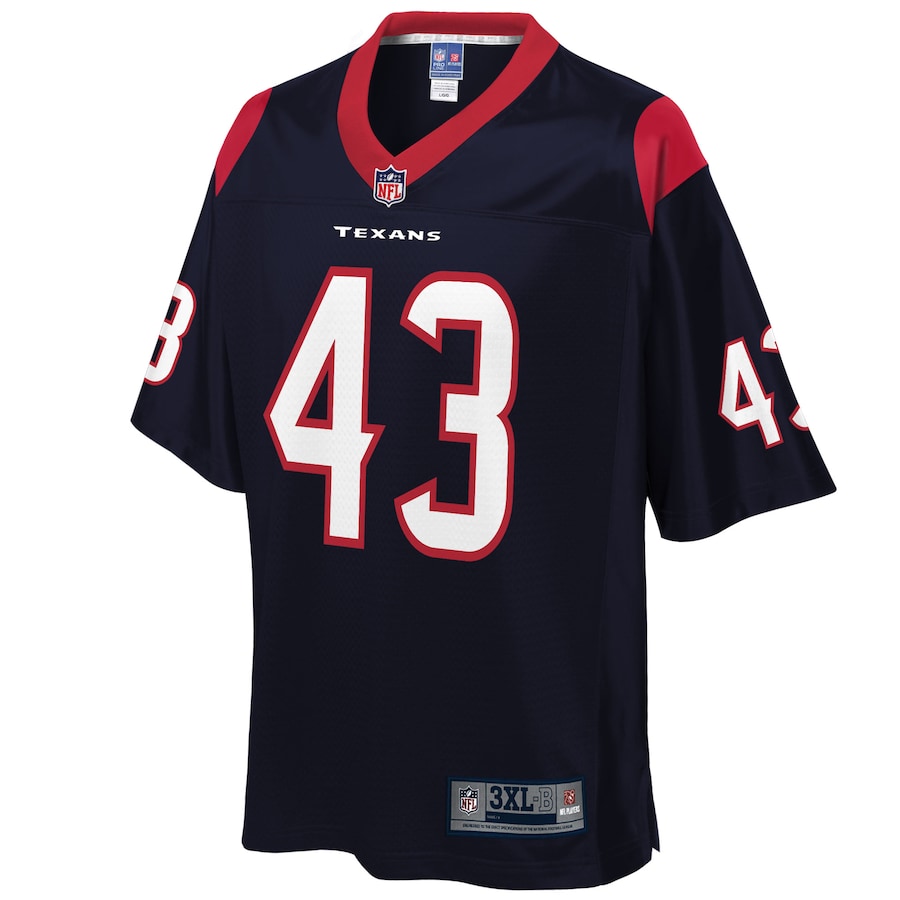 Houston Texans Chris Johnson Pro Line Big & Tall Navy Football Jersey product image