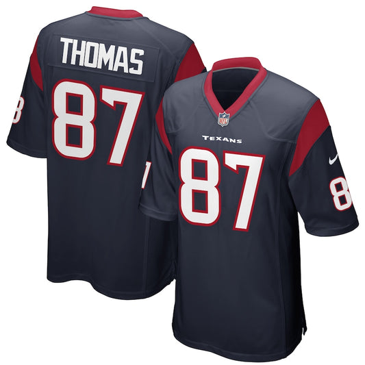 Houston Texans Demaryius Thomas Game Navy Football Jersey product image