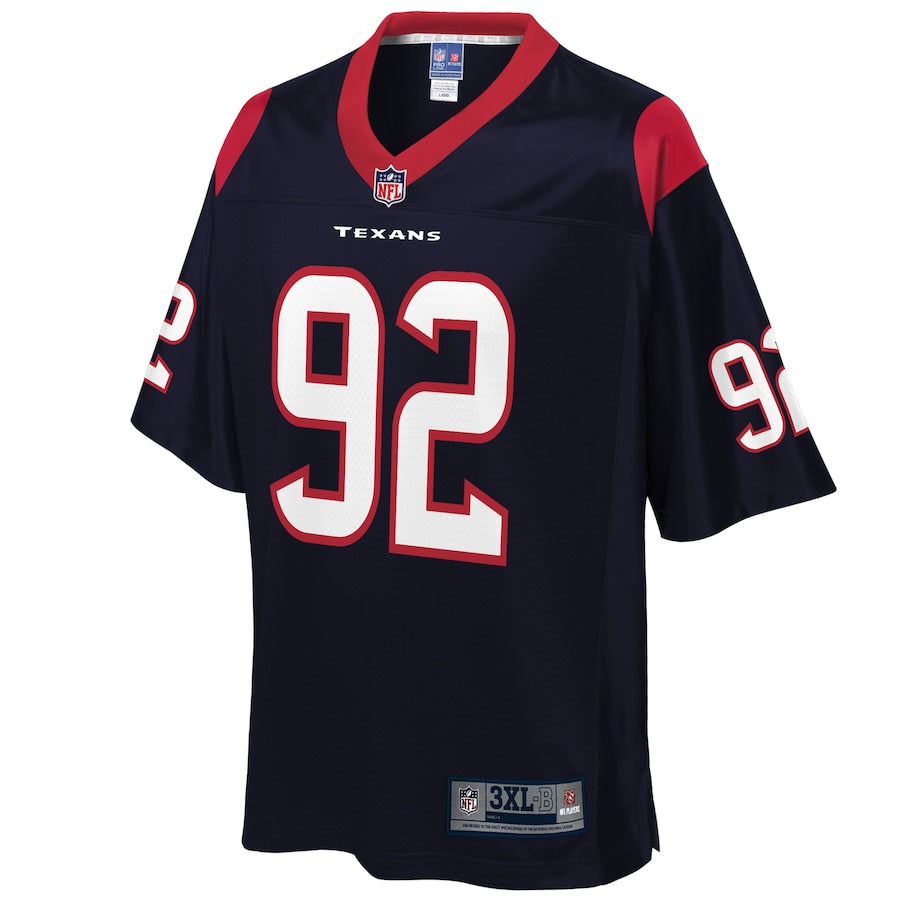 Houston Texans Brandon Dunn Pro Line Big & Tall Navy Football Jersey product image