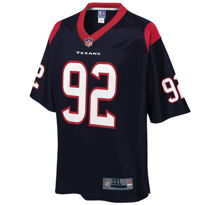 Houston Texans Brandon Dunn Pro Line Big & Tall Navy Football Jersey product image