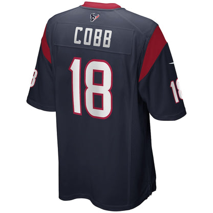 Houston Texans Randall Cobb Game Navy Football Jersey product image