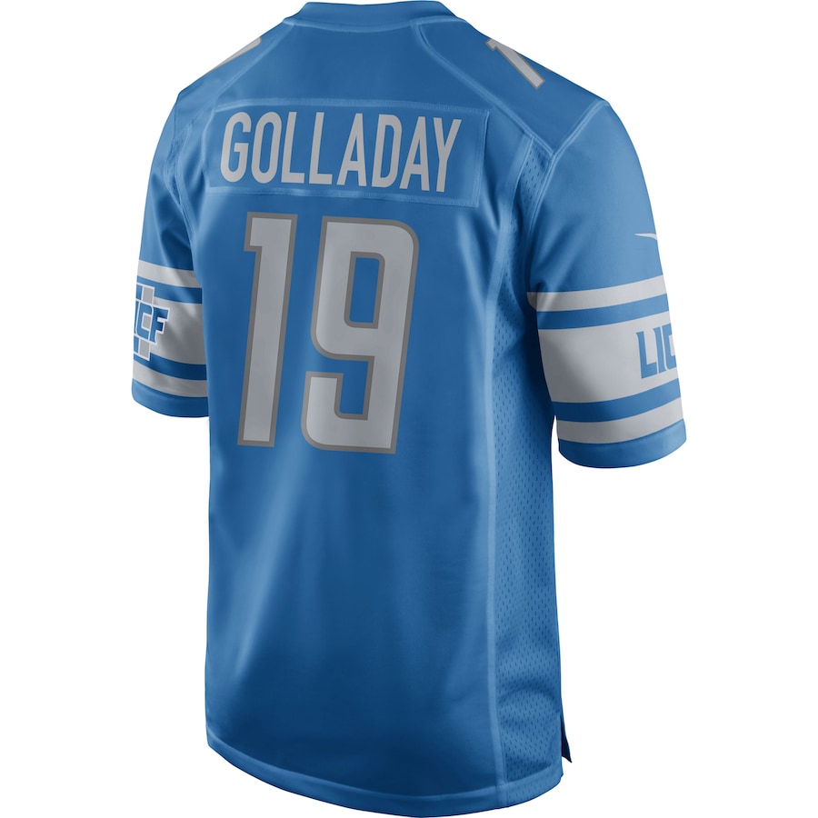 Detroit Lions Kenny Golladay Game Blue Football Jersey product image