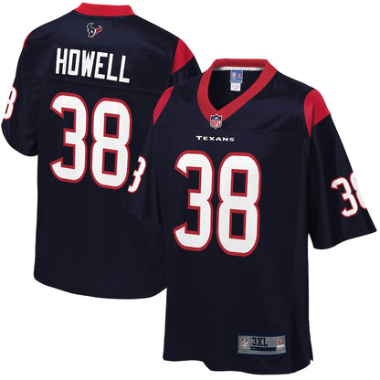 Houston Texans Buddy Howell Pro Line Big & Tall Navy Football Jersey product image