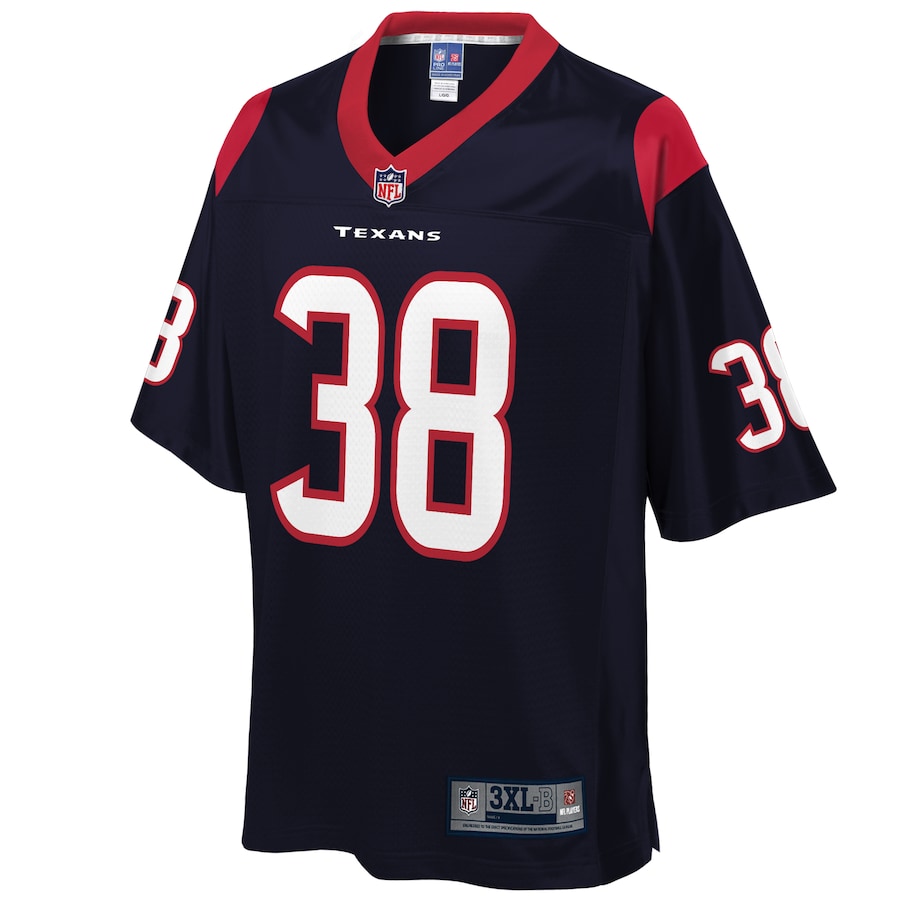 Houston Texans Buddy Howell Pro Line Big & Tall Navy Football Jersey product image