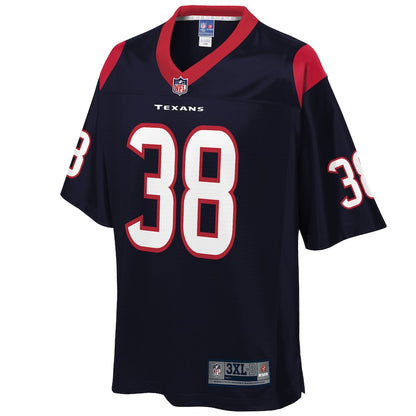Houston Texans Buddy Howell Pro Line Big & Tall Navy Football Jersey product image