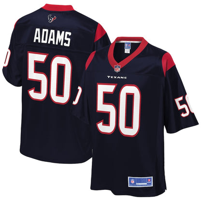 Houston Texans Tyrell Adams Pro Line Navy Football Jersey product image