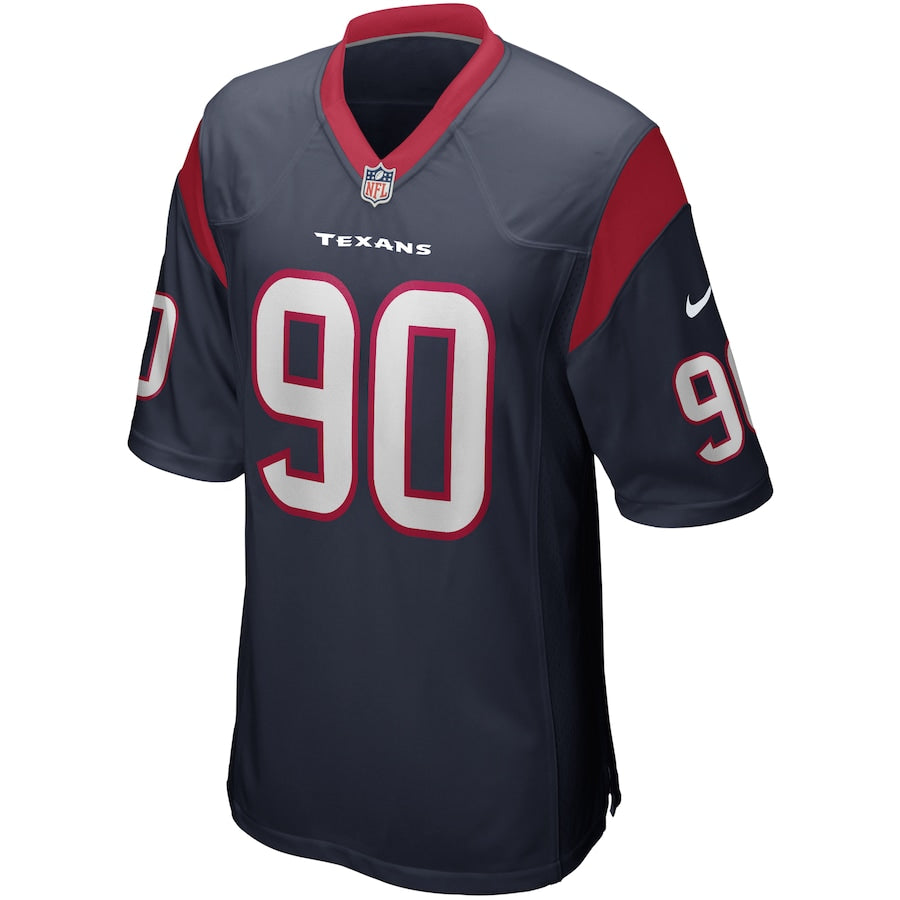 Houston Texans Ross Blacklock Game Navy Football Jersey product image