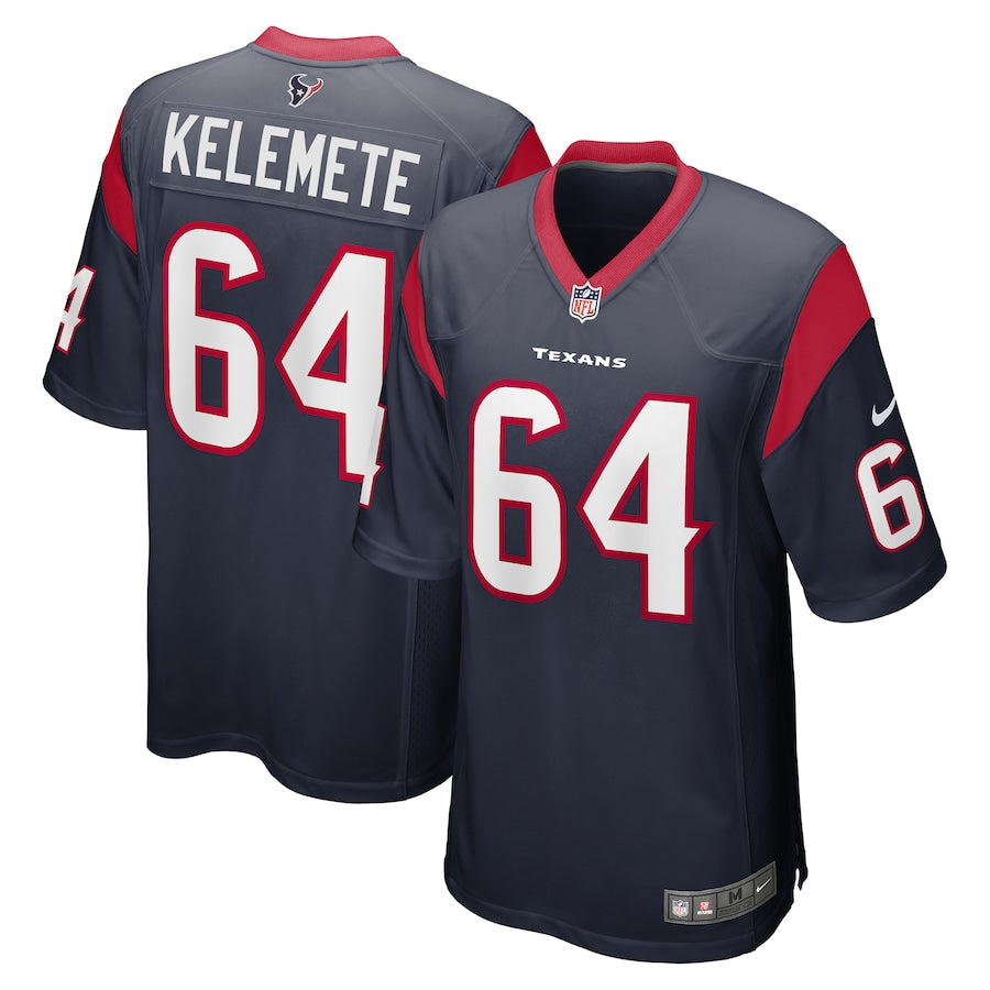 Houston Texans Senio Kelemete Game Navy Football Jersey product image
