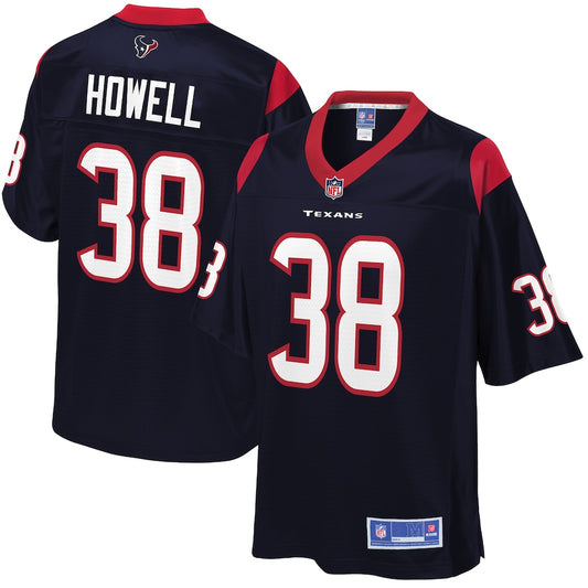 Houston Texans Buddy Howell Pro Line Navy Football Jersey product image