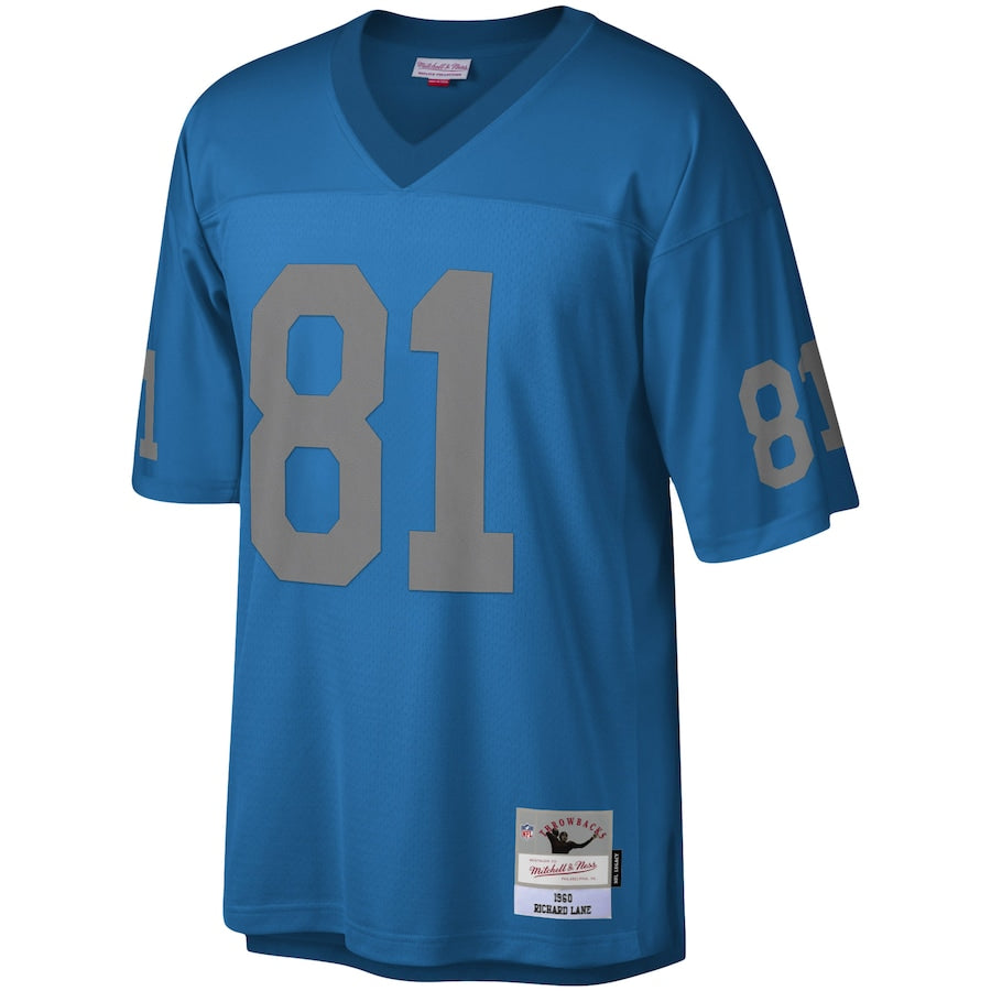 Detroit Lions Dick Legacy Blue Football Jersey product image