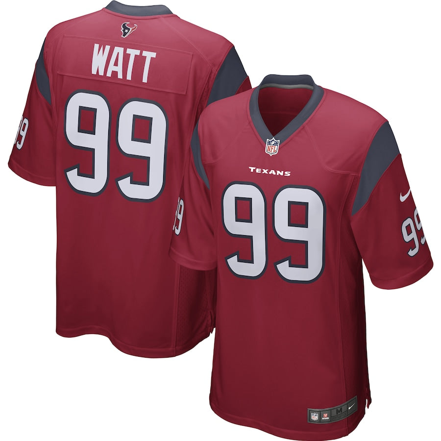 Houston Texans Game Red Football Jersey product image