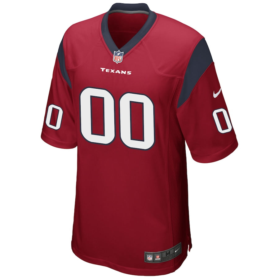 Houston Texans Red Custom Alternate Game Red Football Jersey product image