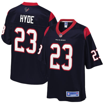 Houston Texans Carlos Hyde Pro Line Navy Football Jersey product image