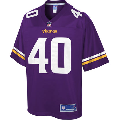 Minnesota Vikings Kentrell Brothers Pro Line Team Color Purple Football Jersey product image